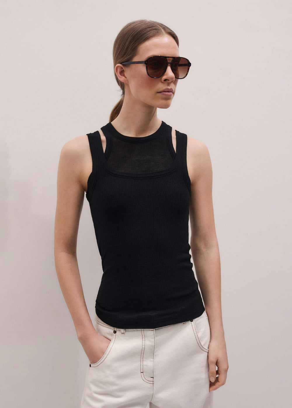 Black 2-in-1 Vest