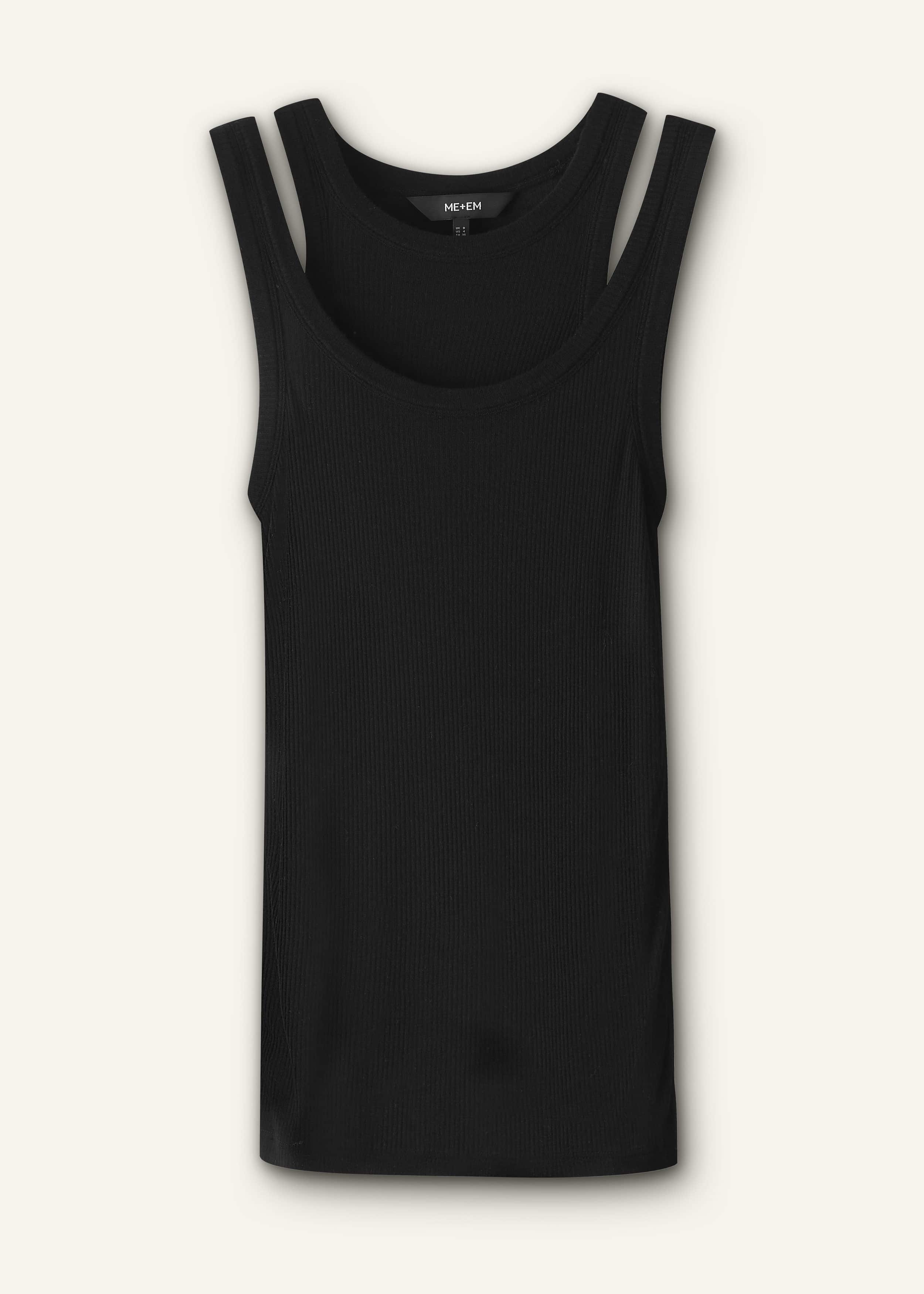 Black 2-in-1 Vest