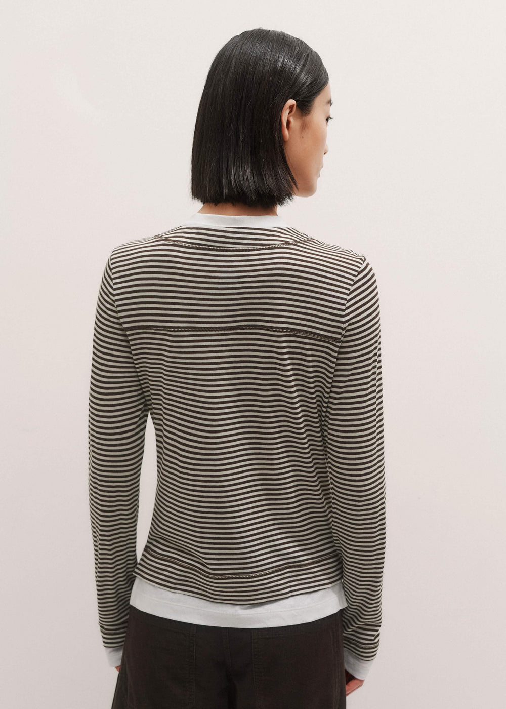 Brown Double Layer Top