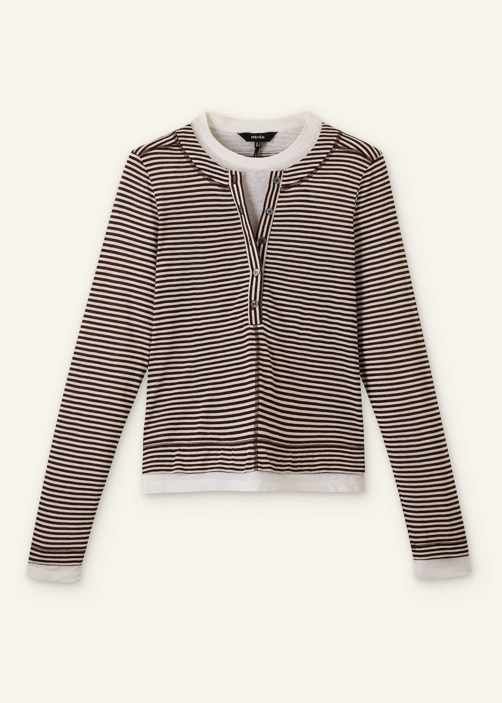 Brown Double Layer Top
