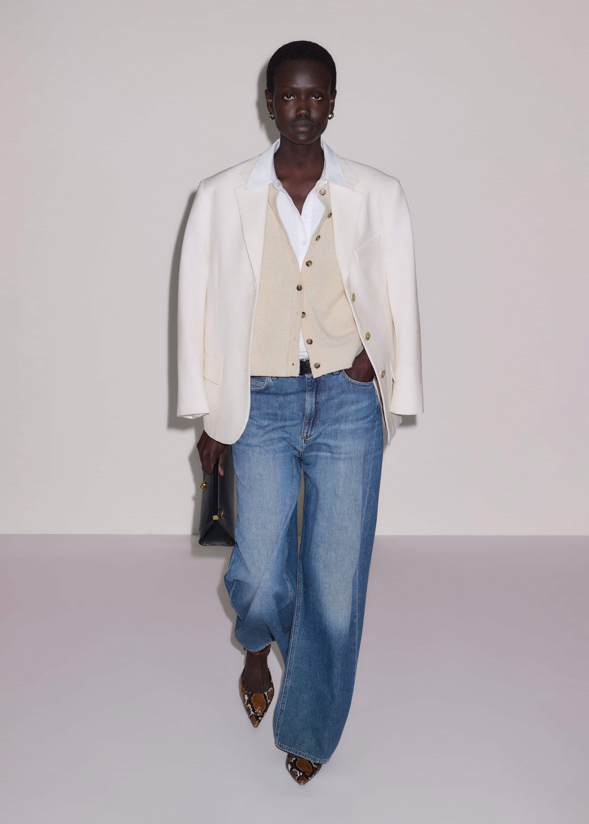 White Raglan Shirt Layering Top
