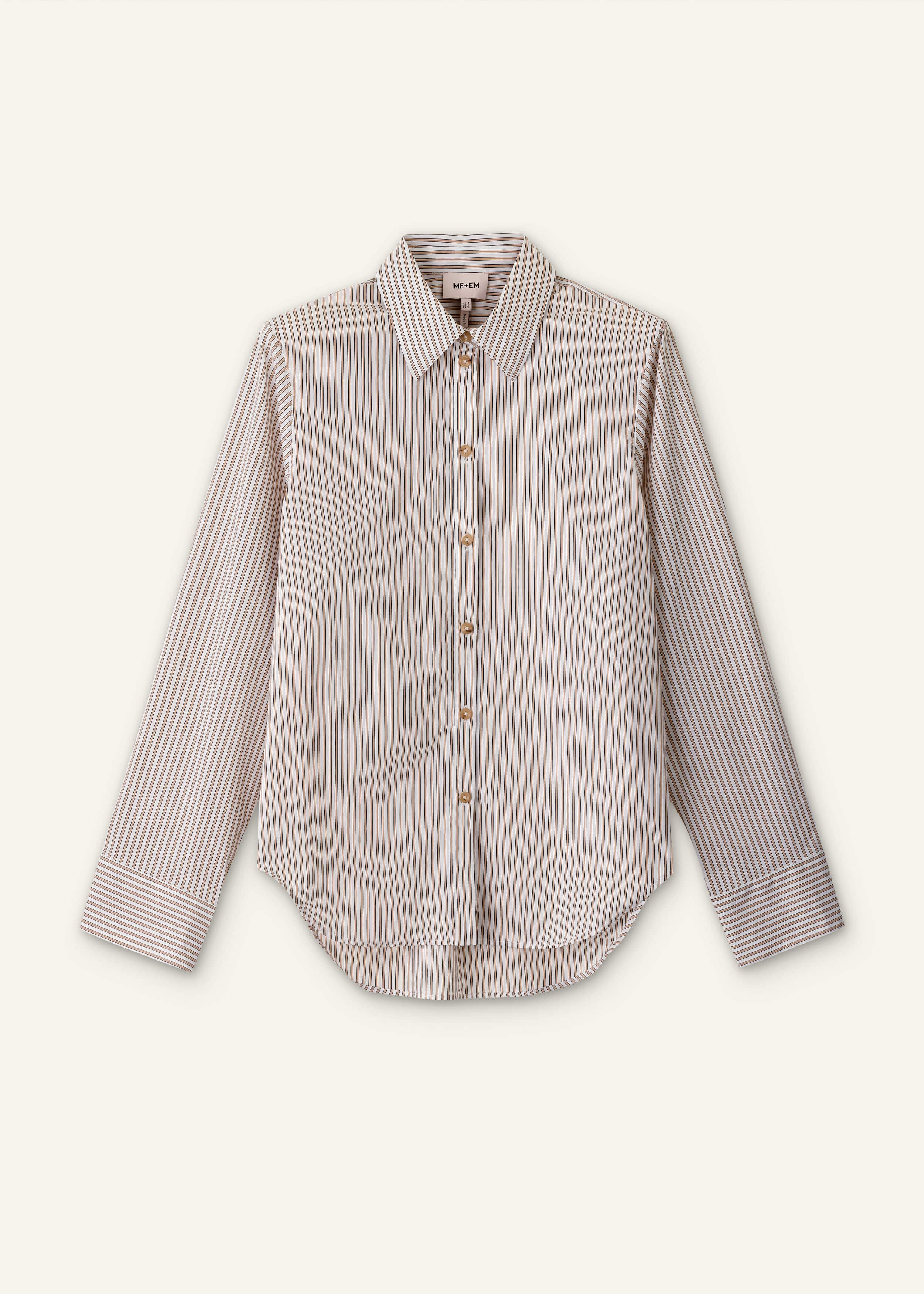 White Stripe Relaxed Forever Shirt