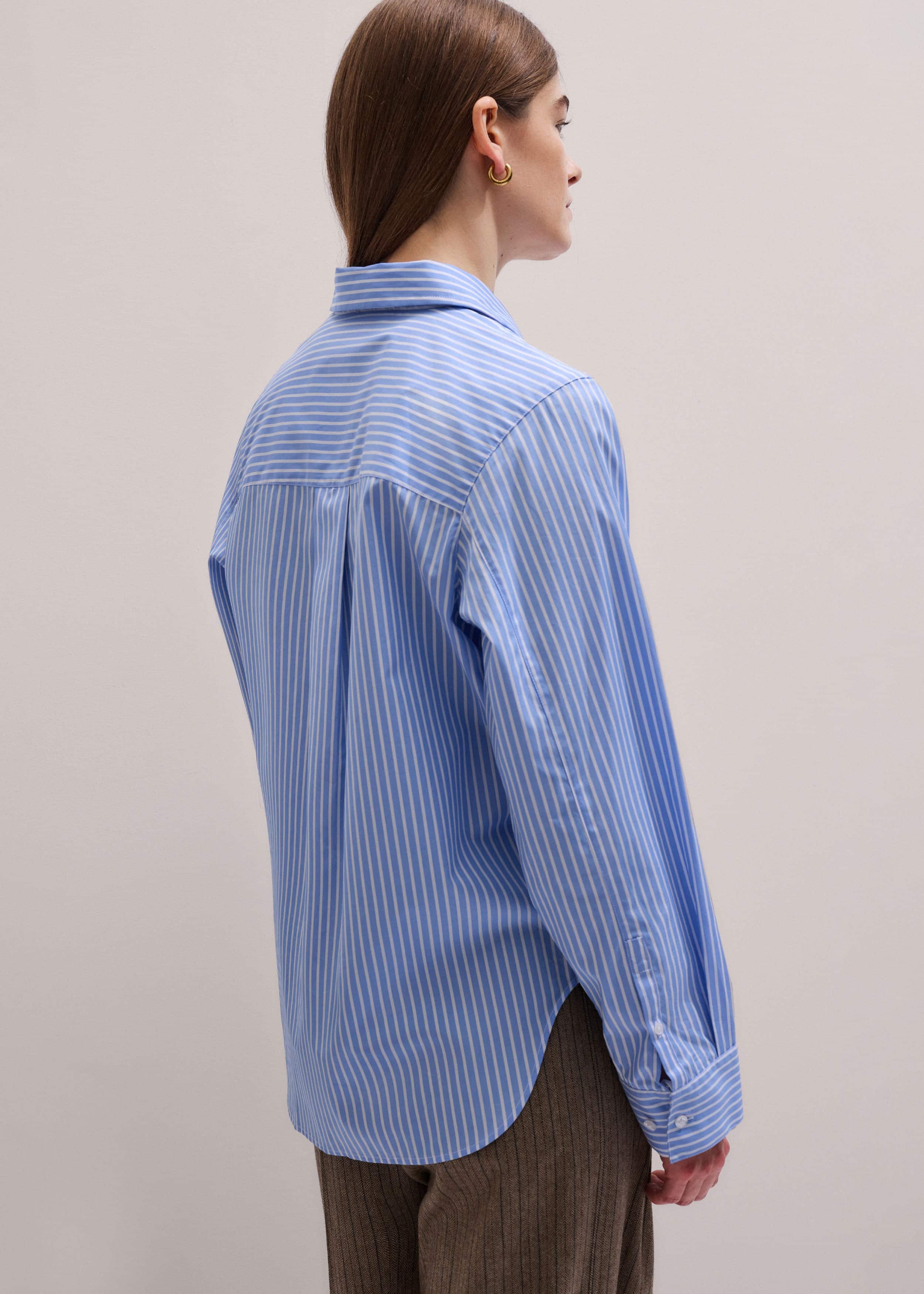 Blue Double Cuff Relaxed Forever Shirt