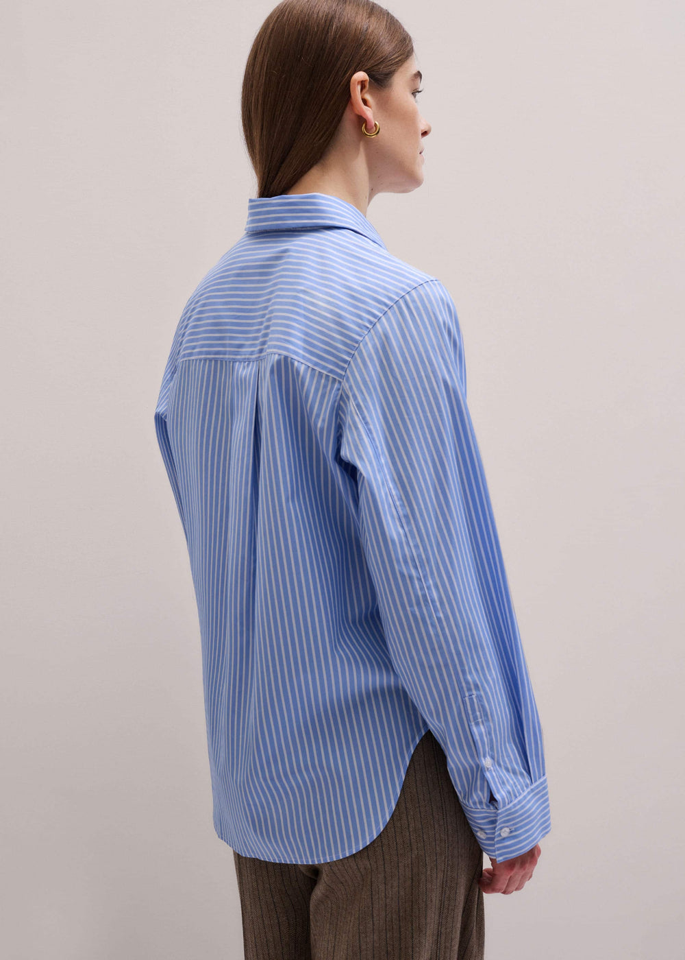 Blue Double Cuff Relaxed Forever Shirt