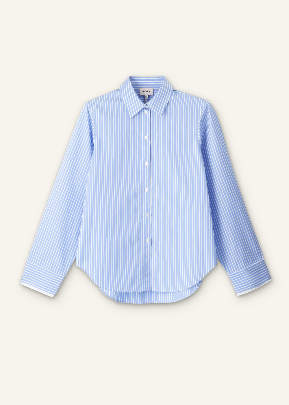 Blue Double Cuff Relaxed Forever Shirt