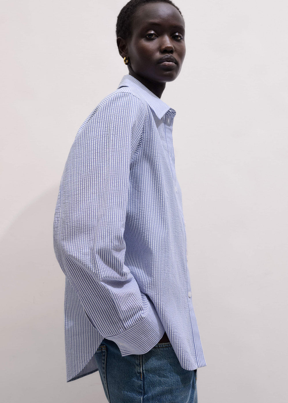 Blue Stripe Relaxed Forever Shirt