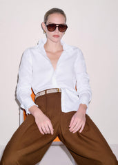 White Impossibly Soft Feminine Shirt