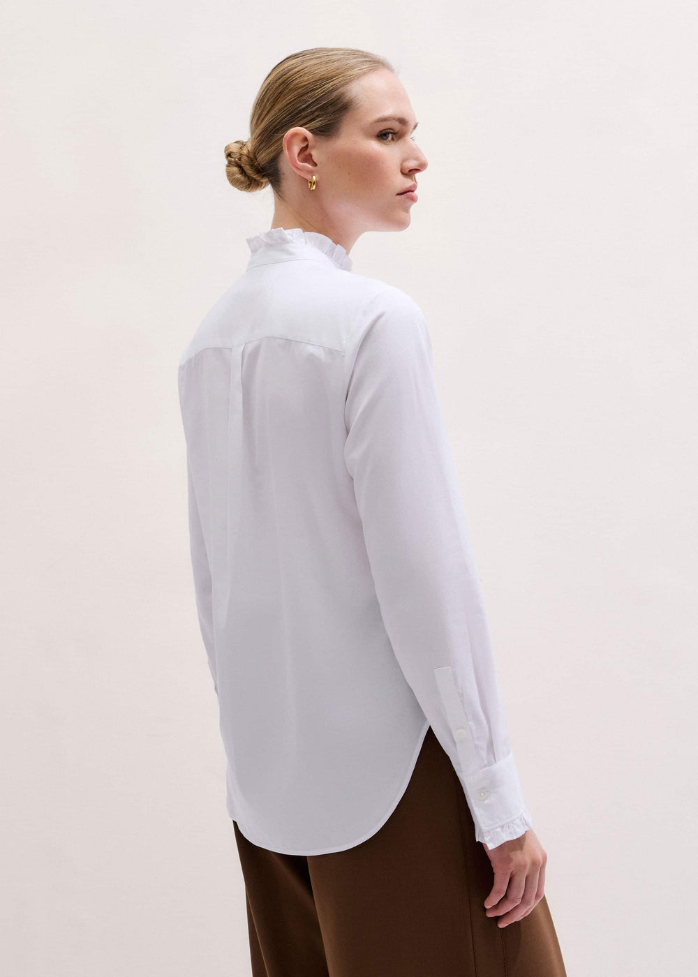 White Impossibly Soft Feminine Shirt