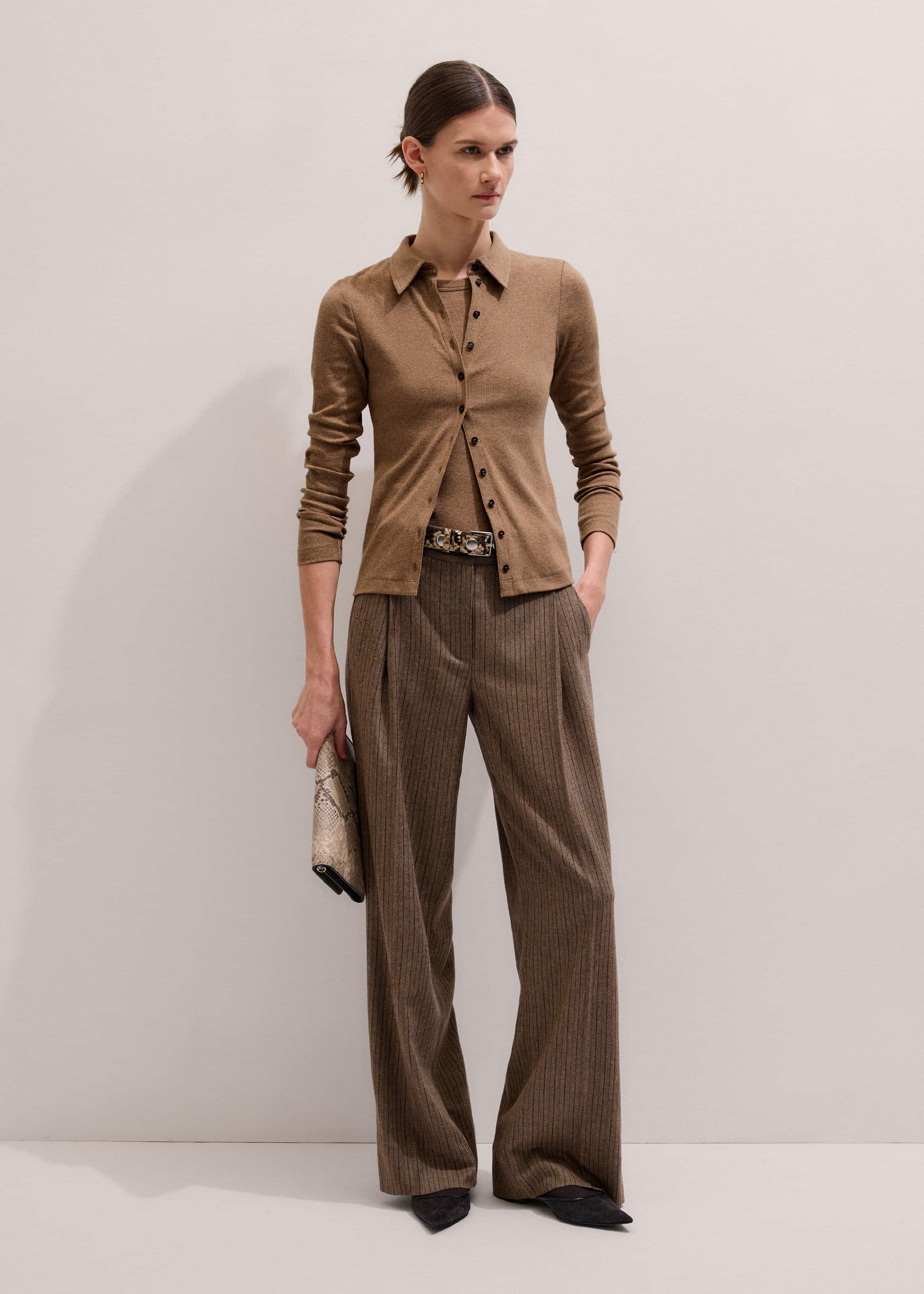 Brown Ultimate Rib Shirt