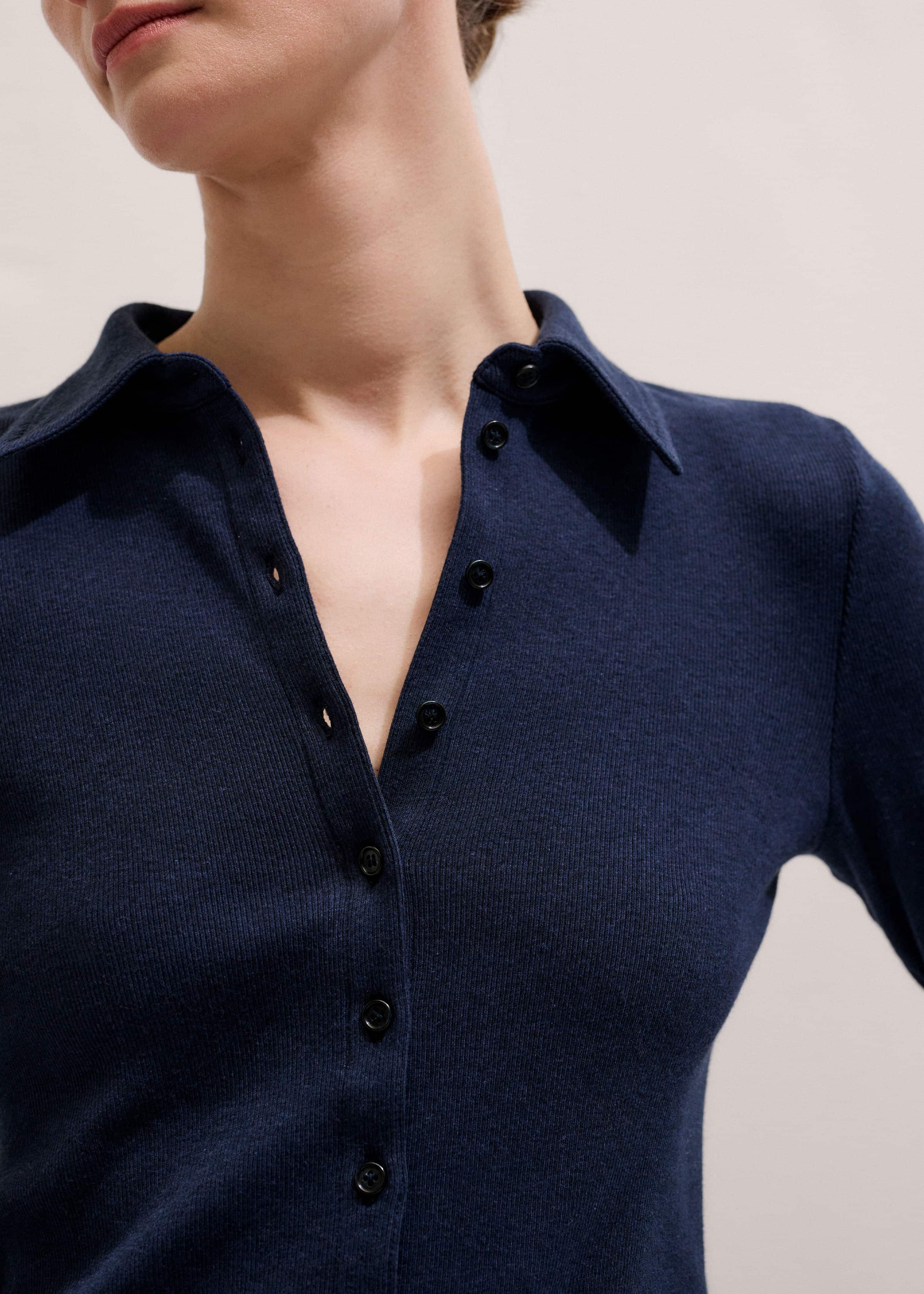 Navy Perfect Basic Shirt