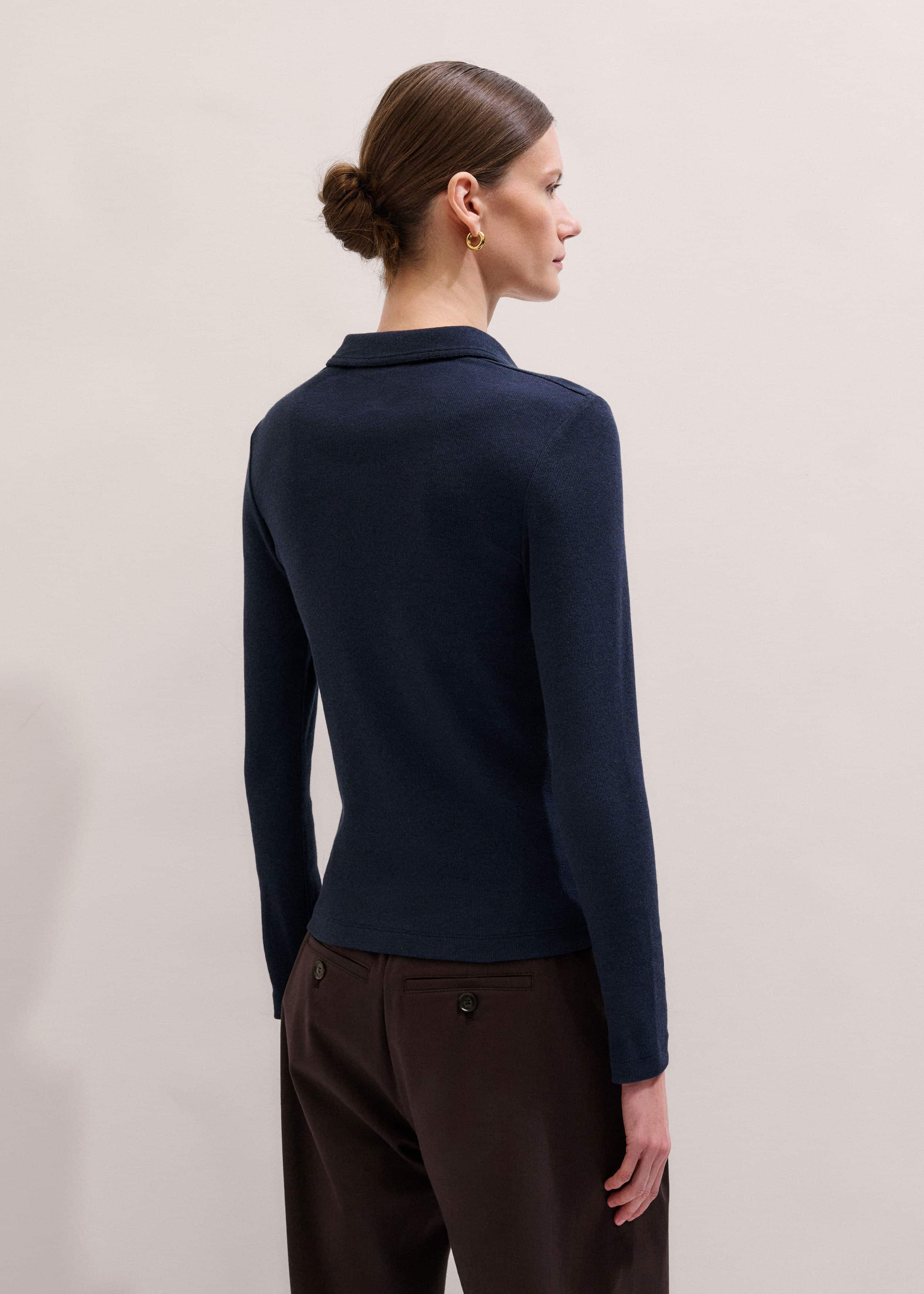 Navy Perfect Basic Shirt