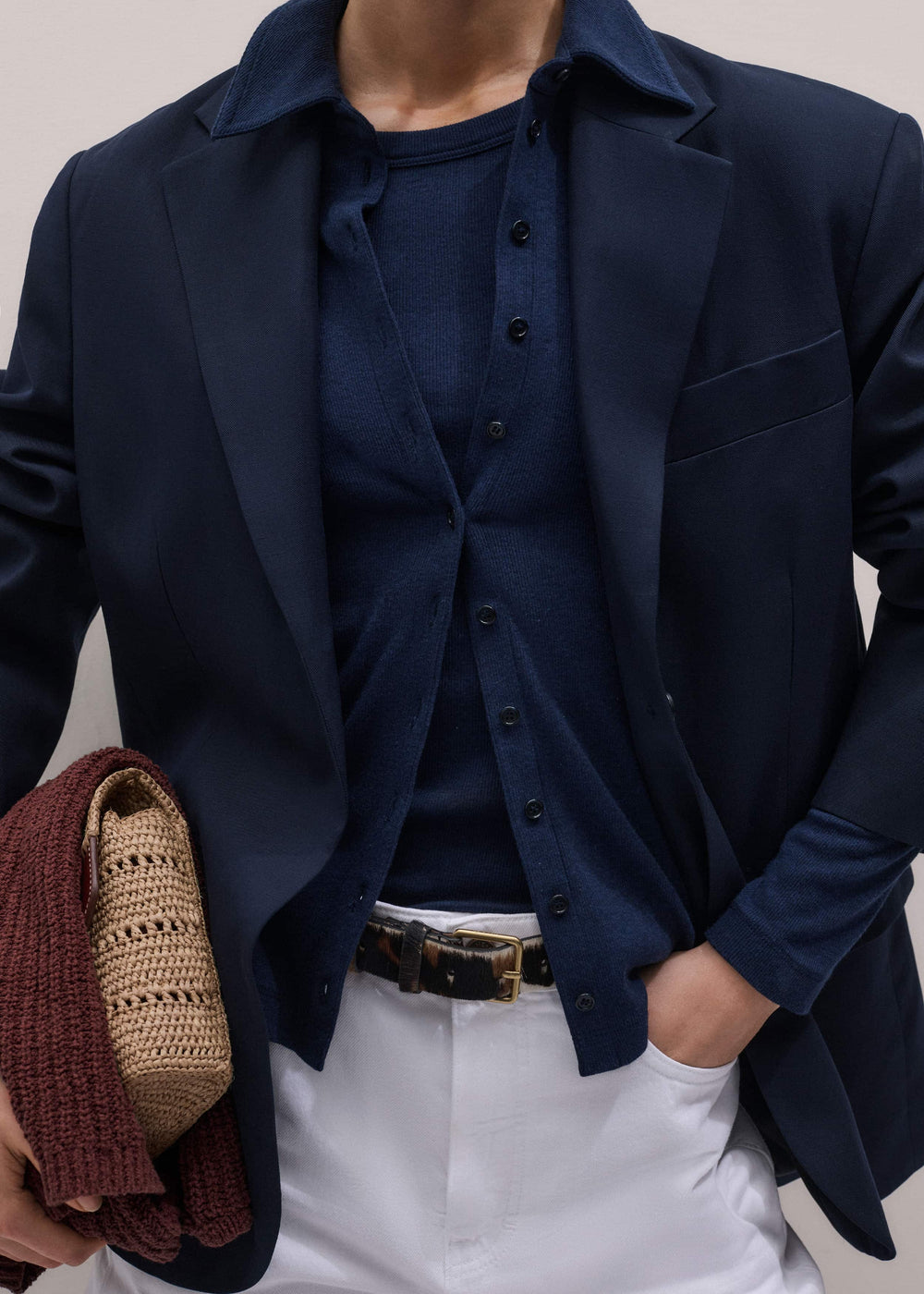 Navy Perfect Basic Shirt