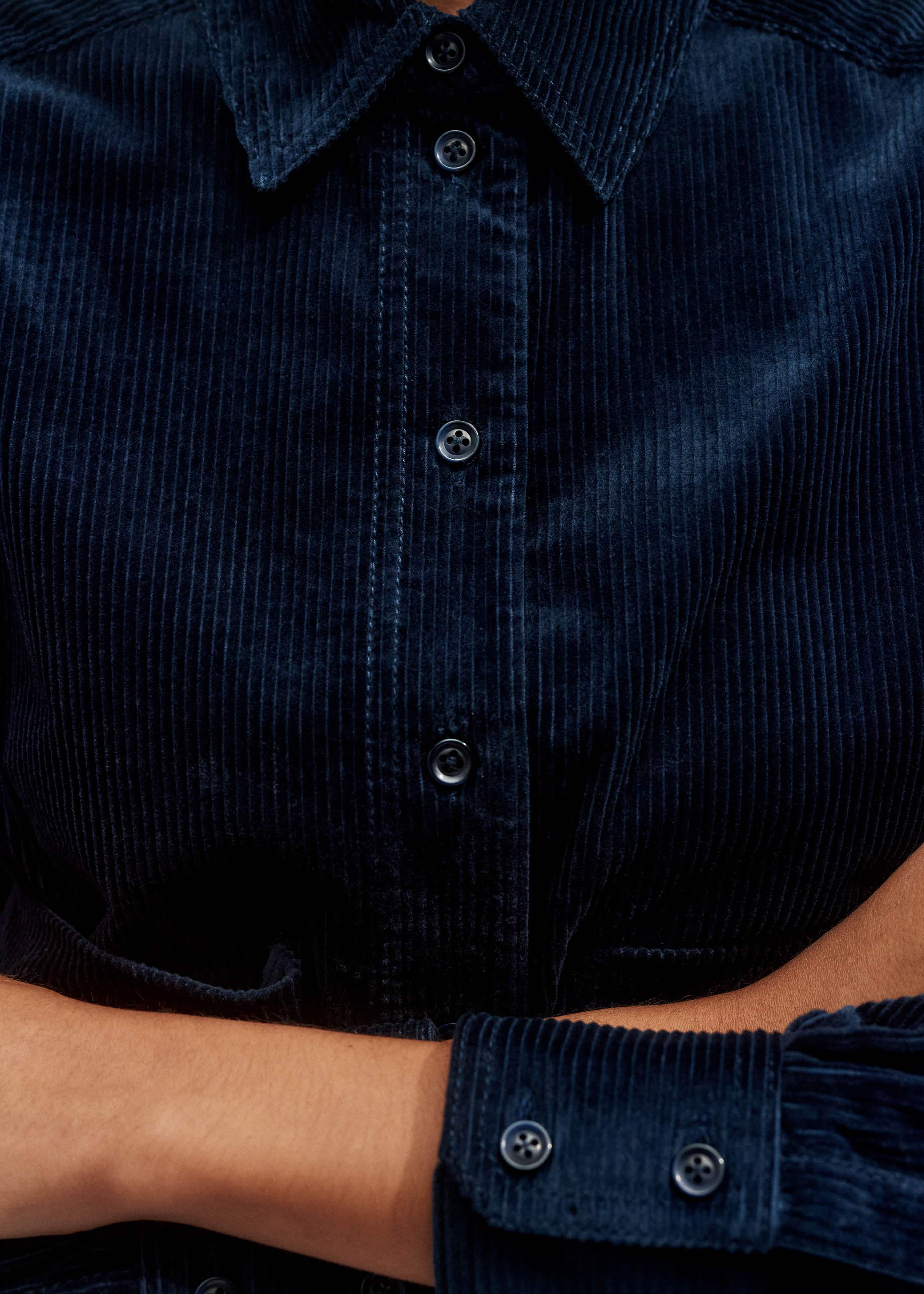 Navy Boxy Shacket