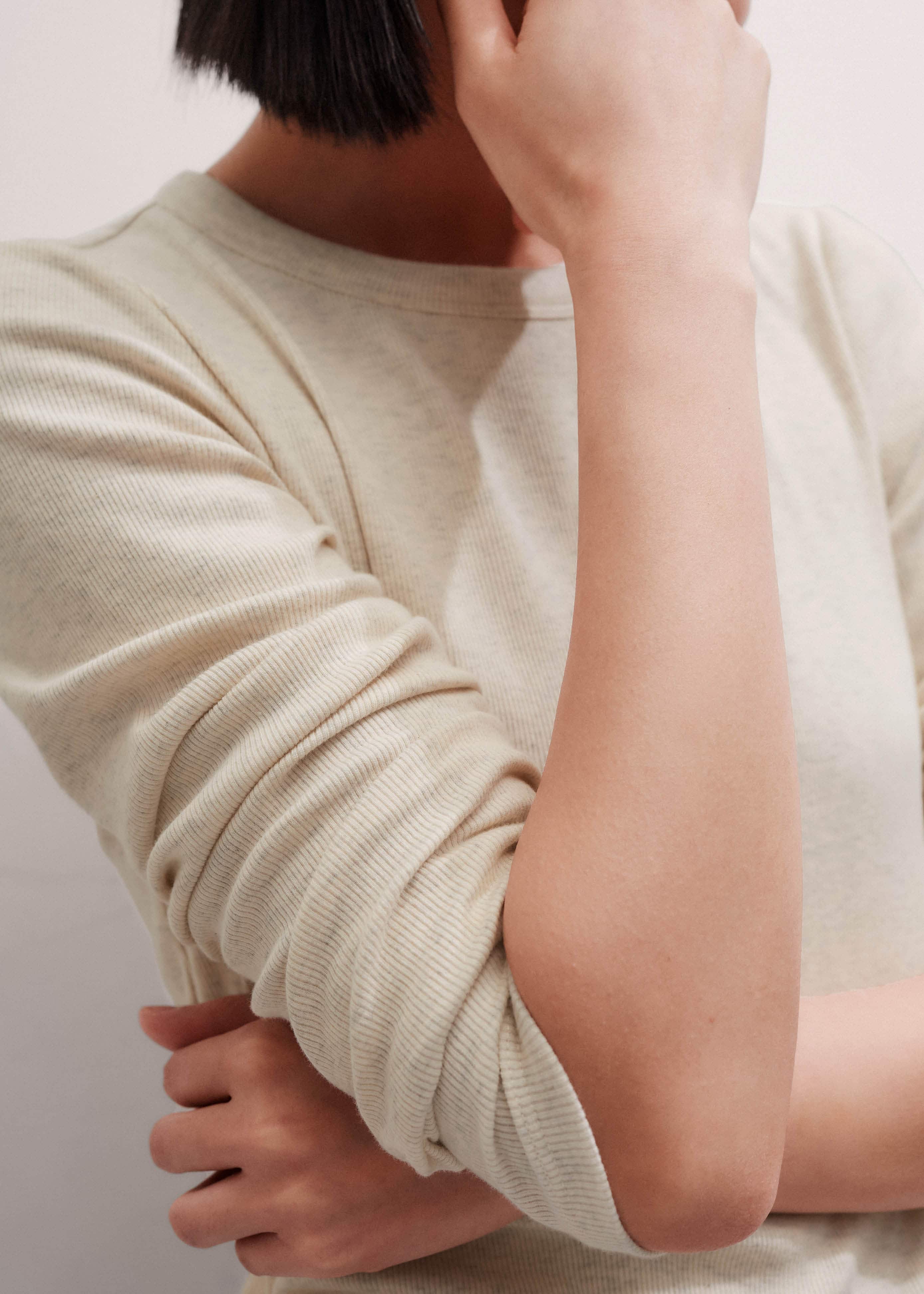 Cream Perfect Basic Top