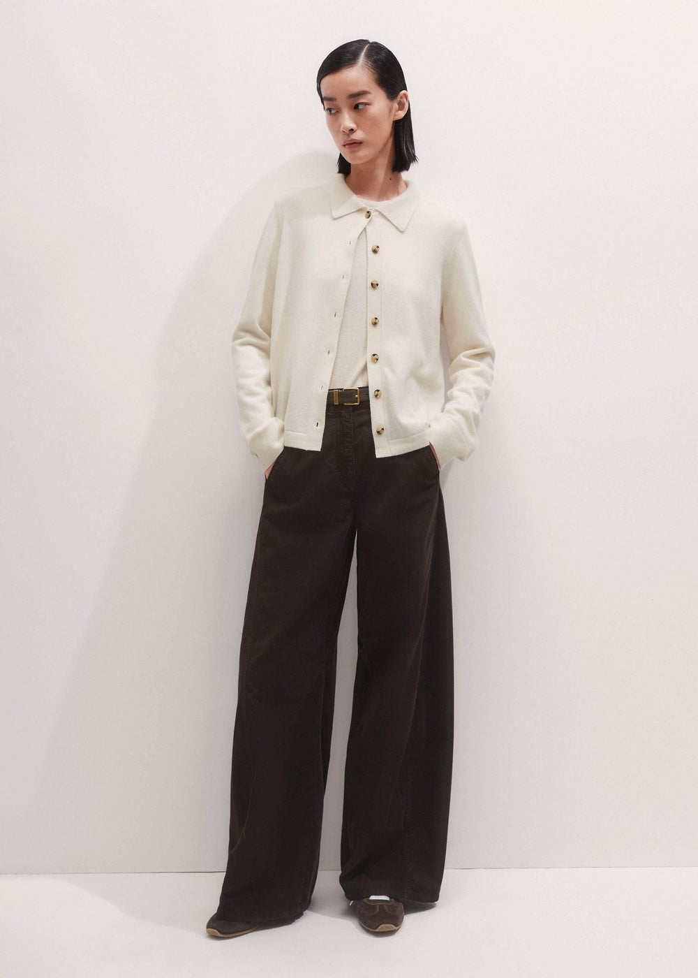 Cream Perfect Basic Top