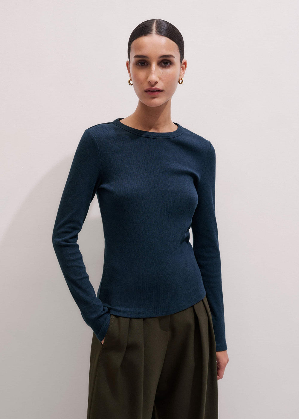 Navy Perfect Basic Top