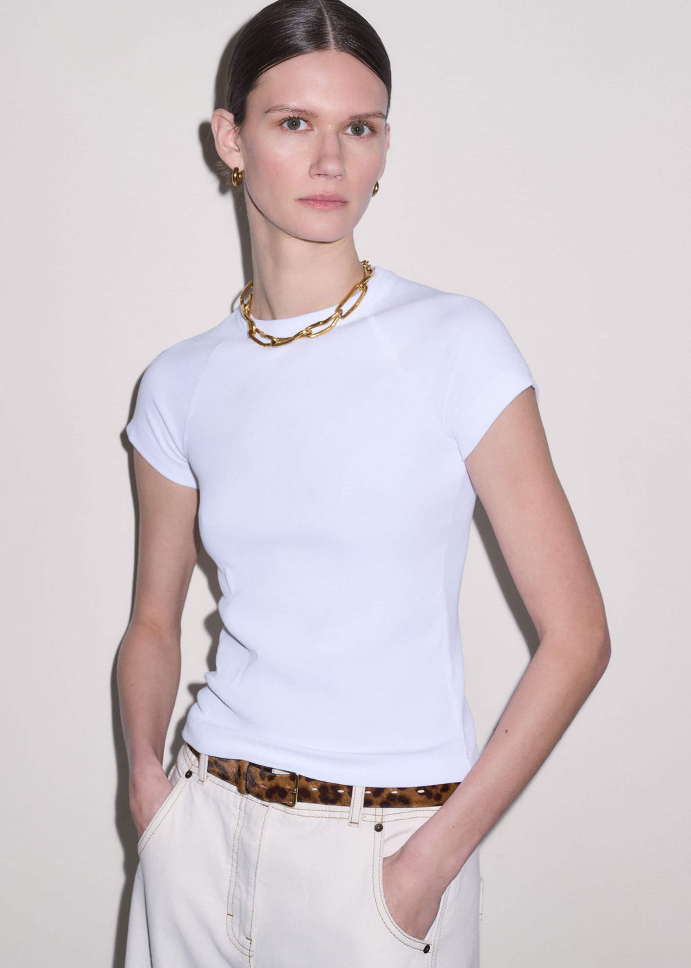 White Ultimate Raglan Tee