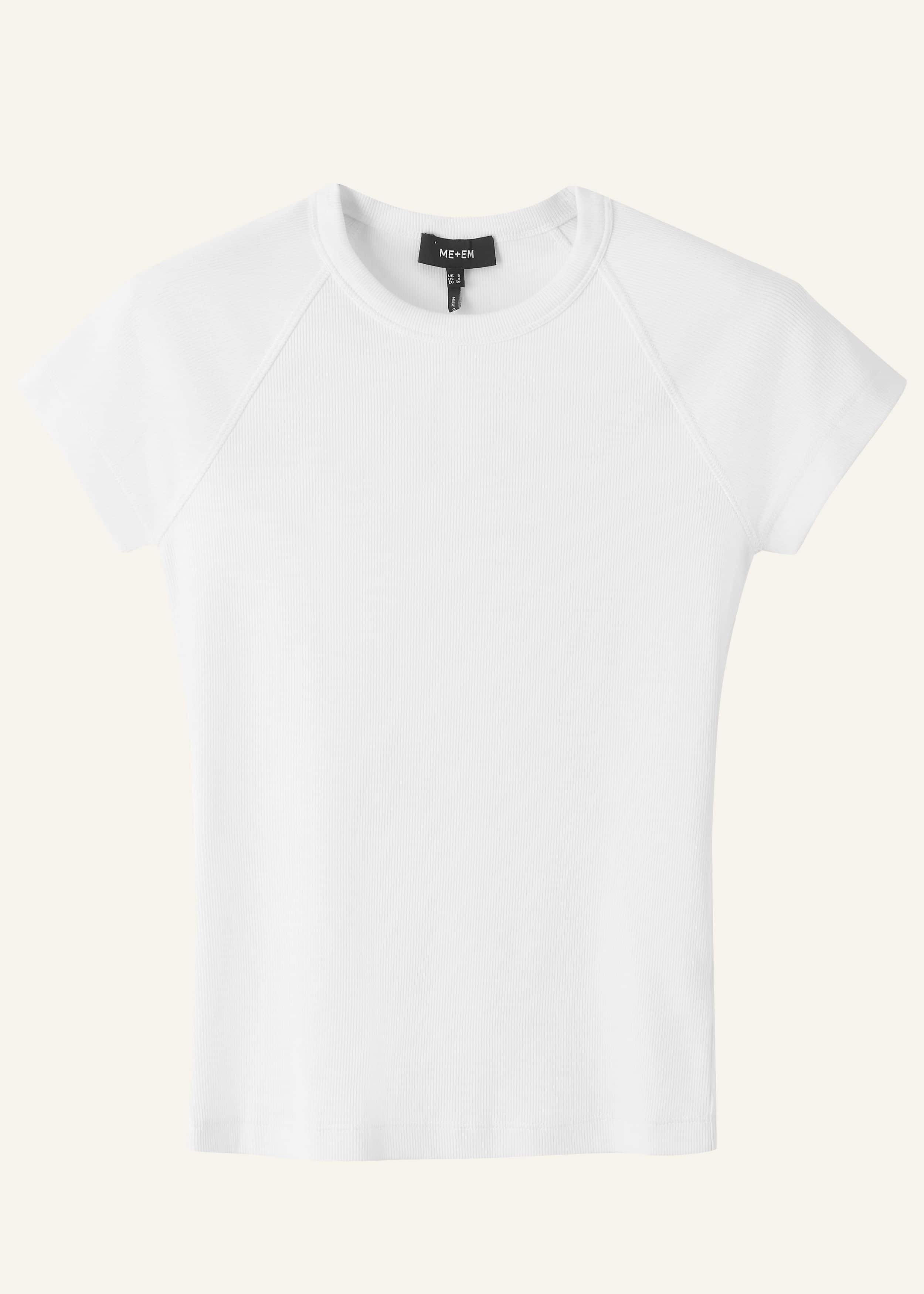 White Ultimate Raglan Tee
