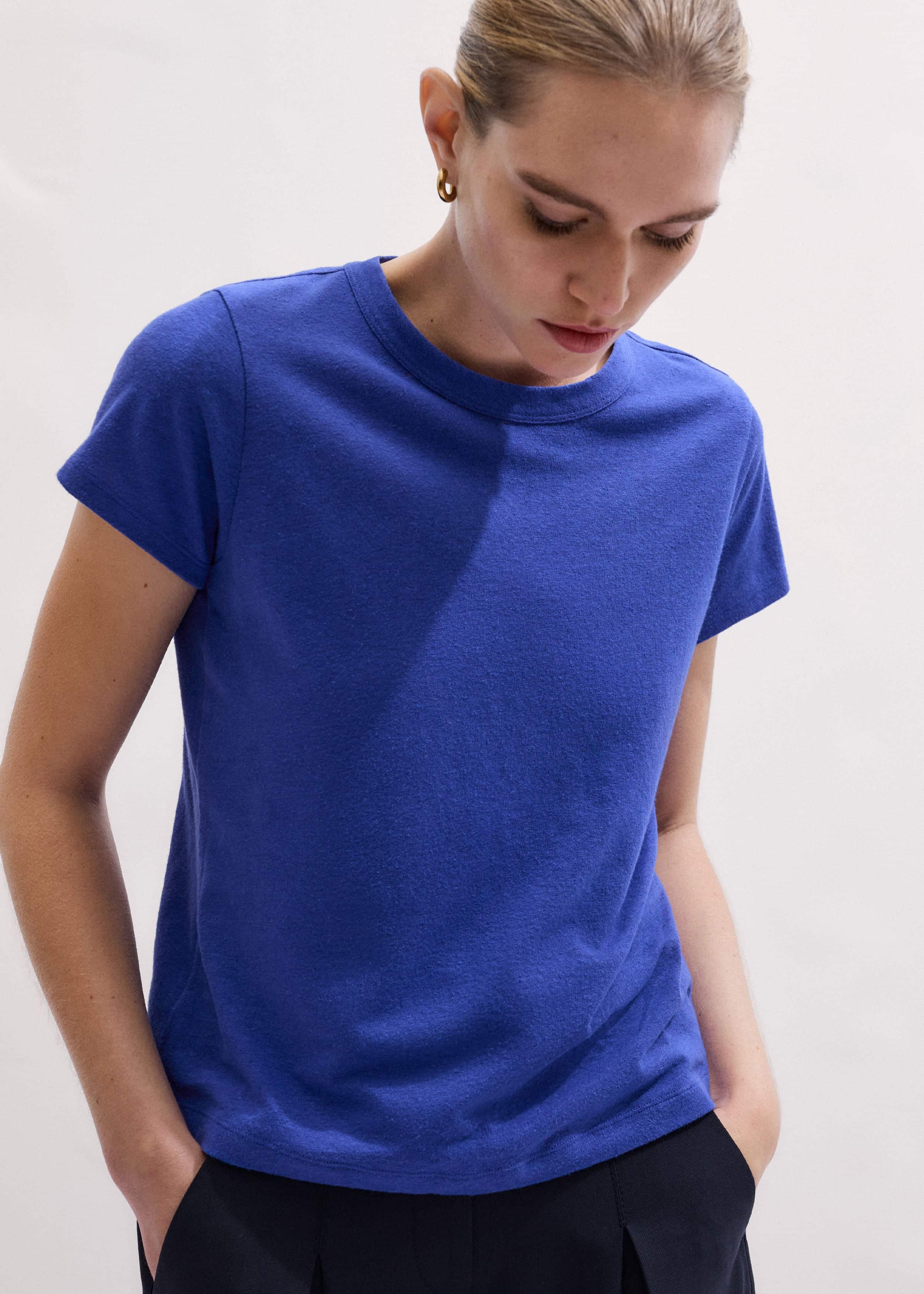Blue Soft Washed Tee