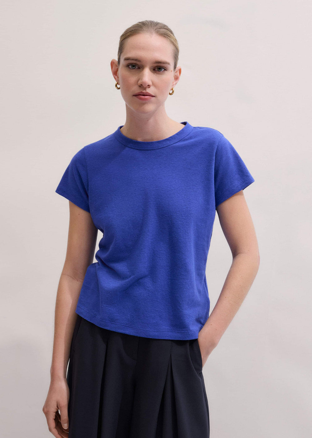 Blue Soft Washed Tee