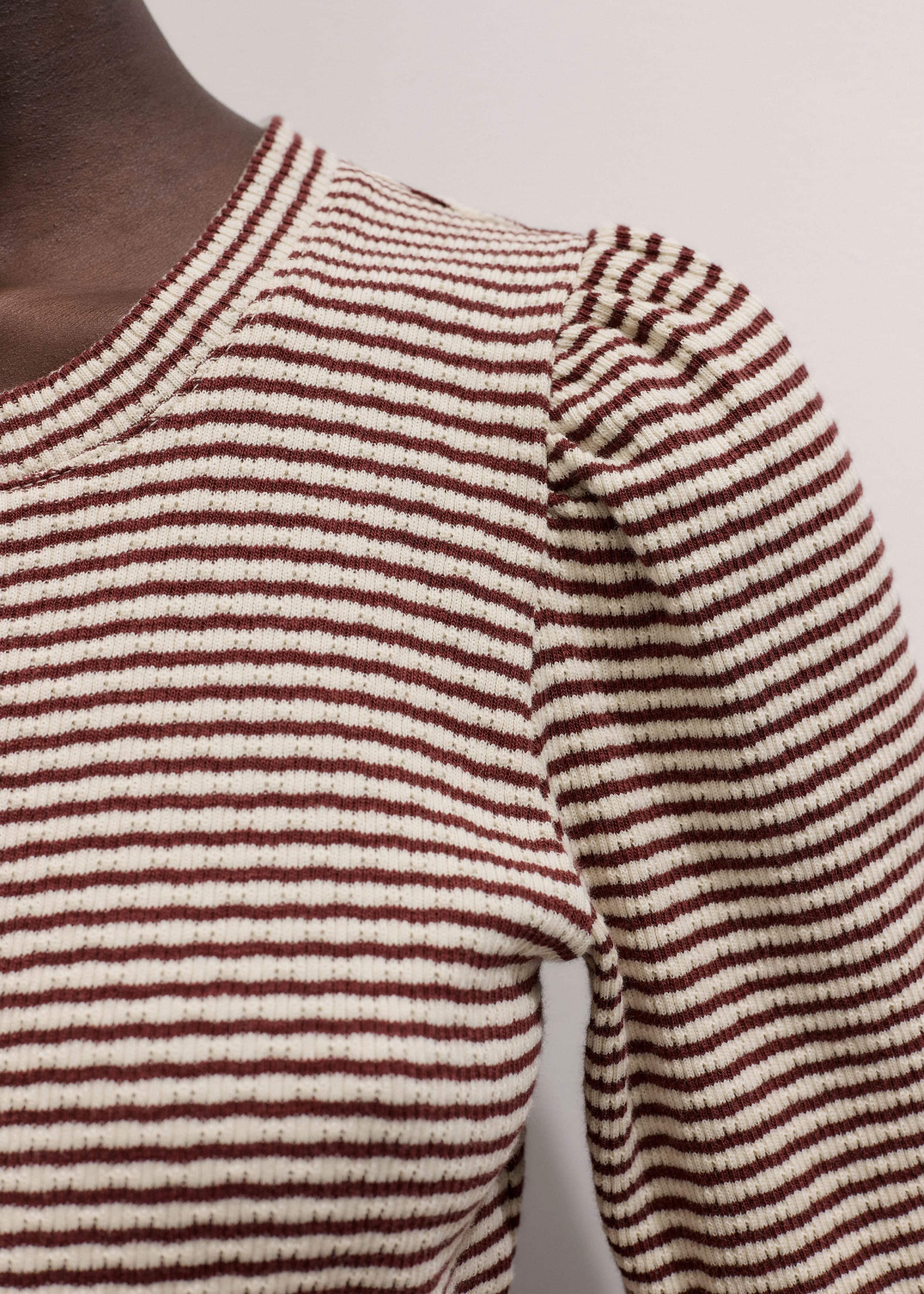 Cinnamon Brown Feminine Sleeve Tee