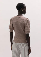 Cinnamon Brown Feminine Sleeve Tee