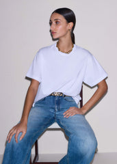 White Oversized Tee