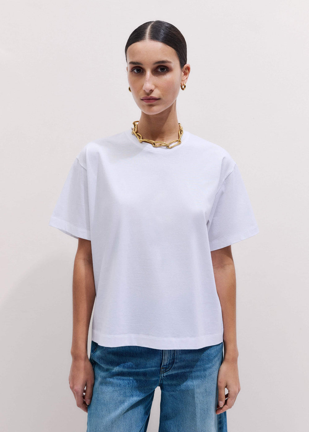 White Oversized Tee