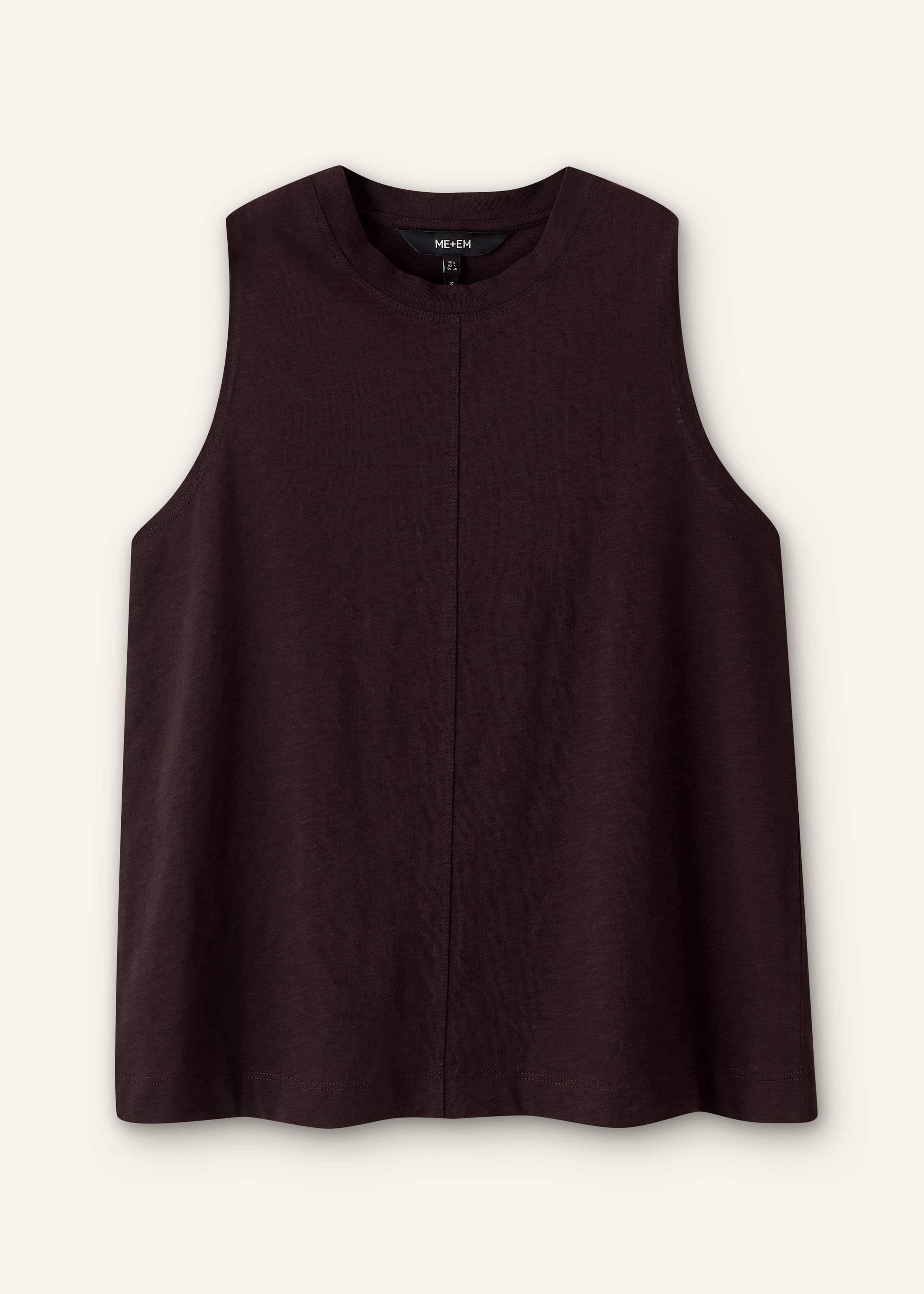 Brown Racerback Swing Top