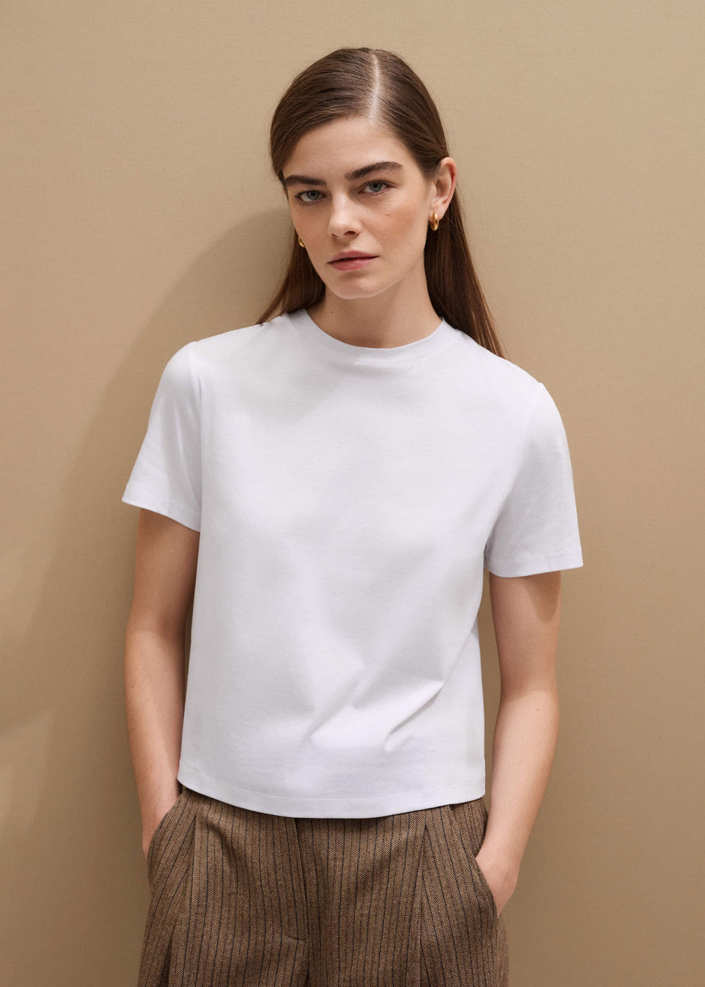 White Under Suit Tailoring Tee