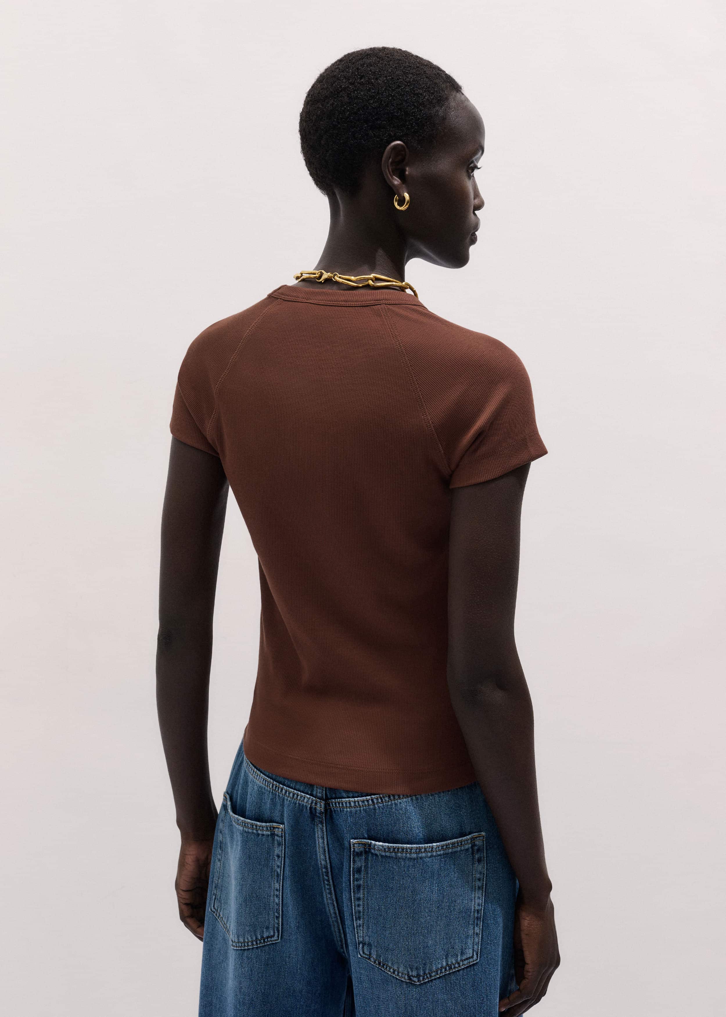 Cinnamon Brown Ultimate Raglan Tee