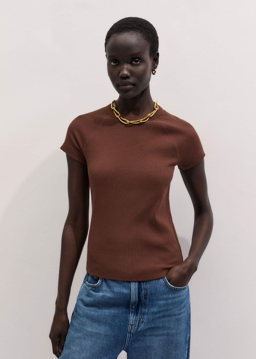 Cinnamon Brown Ultimate Raglan Tee