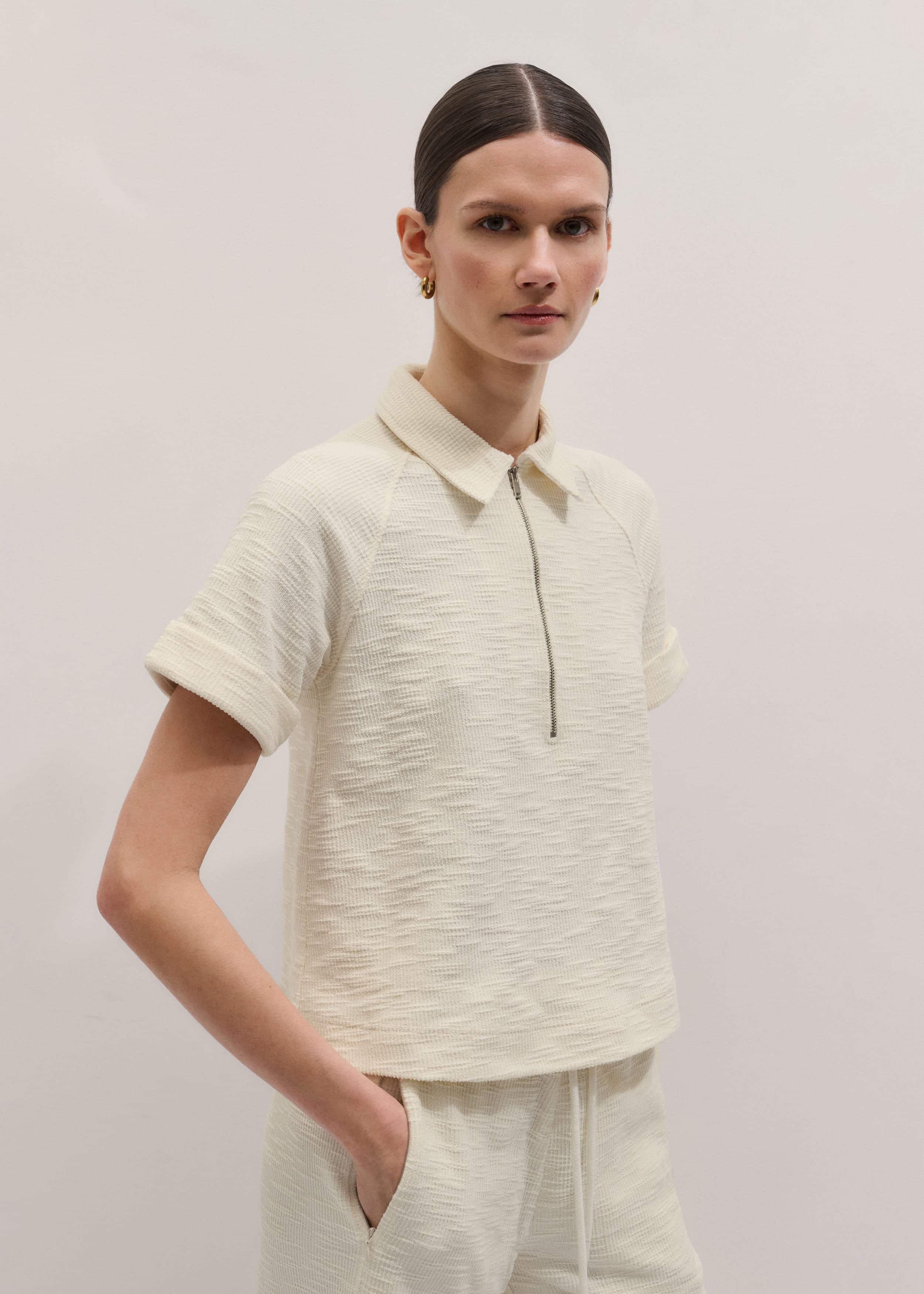 Cream Polo Swing Top