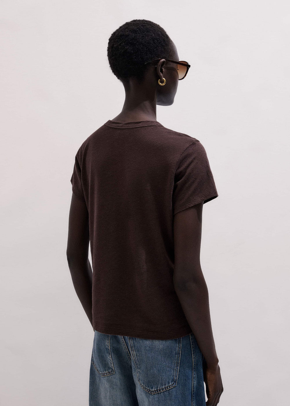 Brown Soft Washed Tee