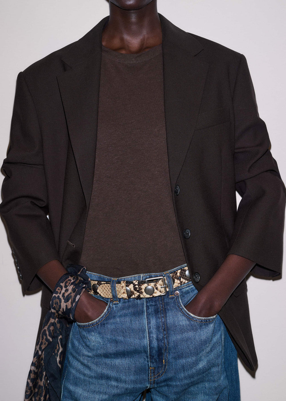 Brown Soft Washed Tee