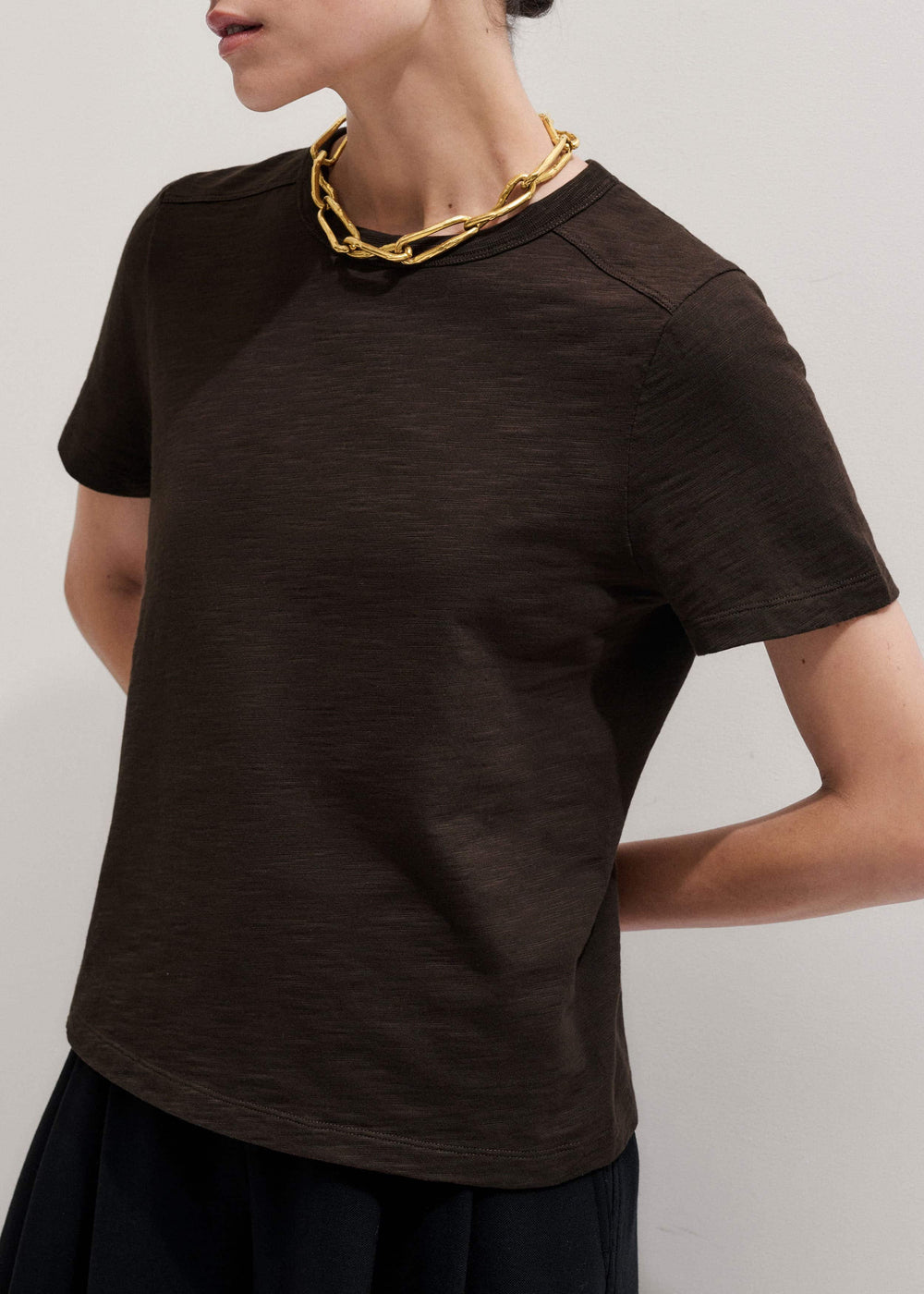 Brown Warm Touch Tee