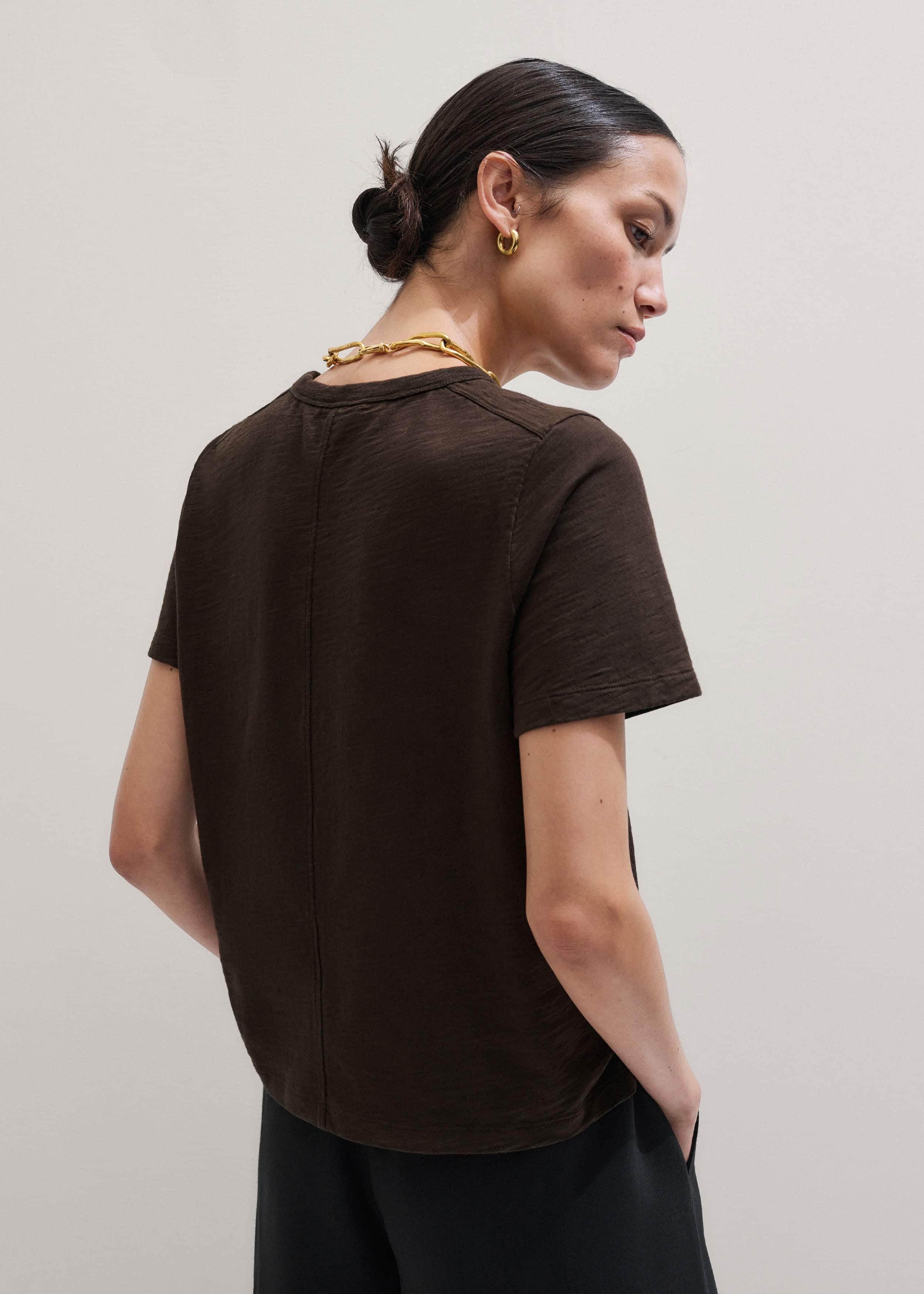 Brown Warm Touch Tee