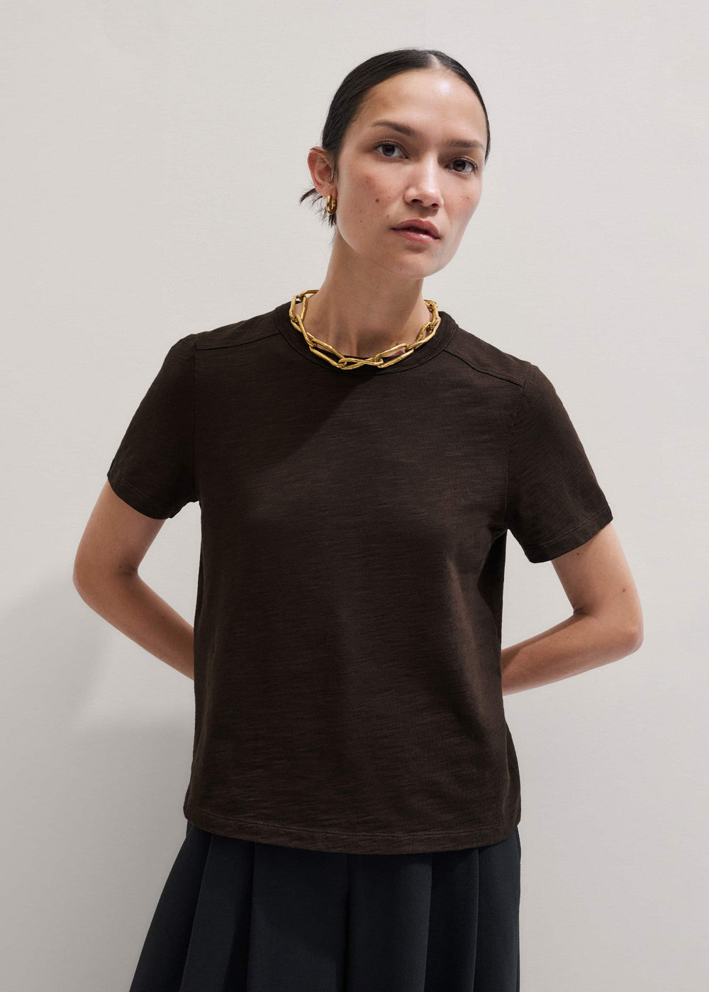 Brown Warm Touch Tee