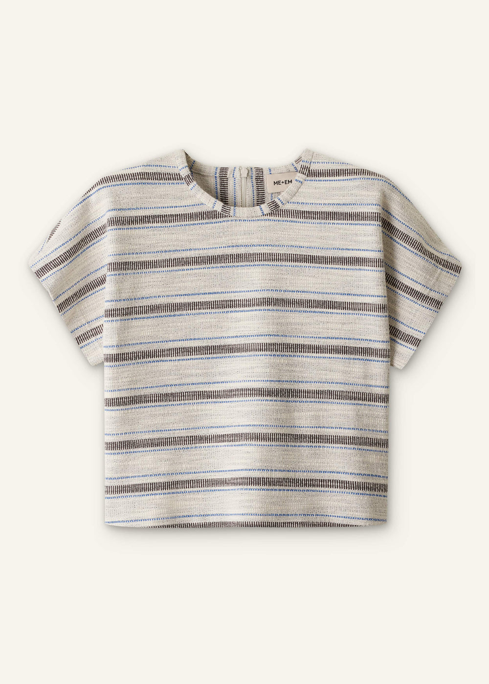 Cream Stripe Tee