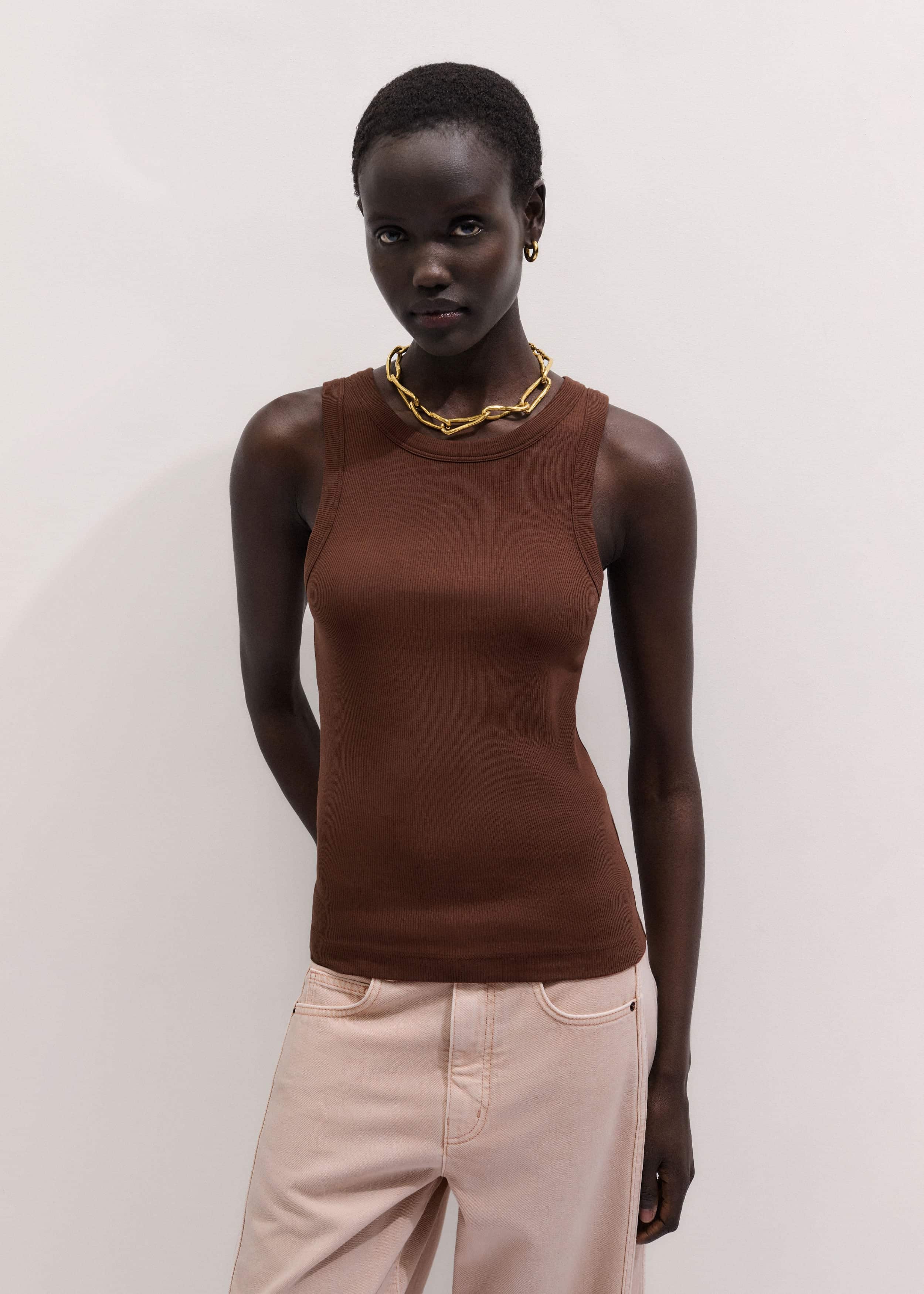 Cinnamon Perfect Basic Vest
