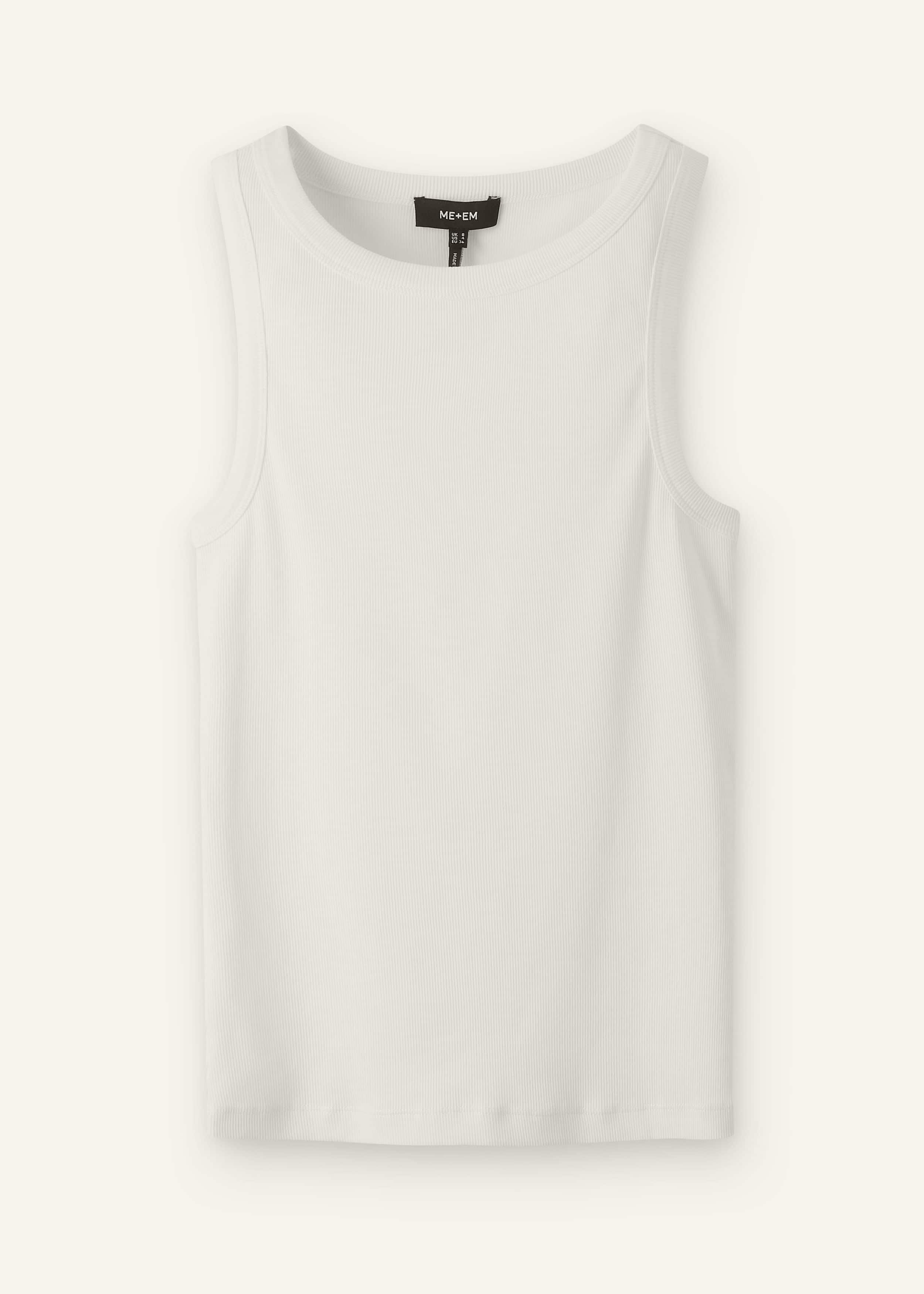 White Ultimate Crew Neck Tank