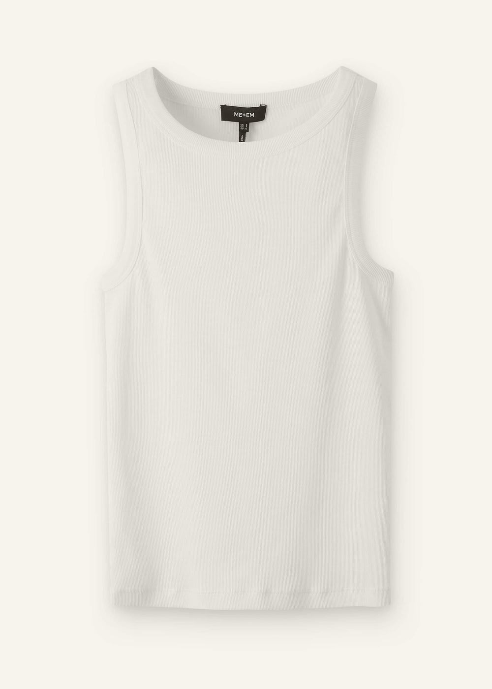 White Ultimate Crew Neck Tank