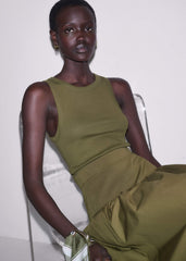 Olive Green Perfect Basic Vest
