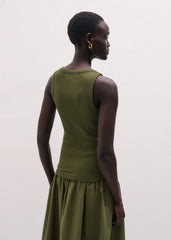 Olive Green Perfect Basic Vest