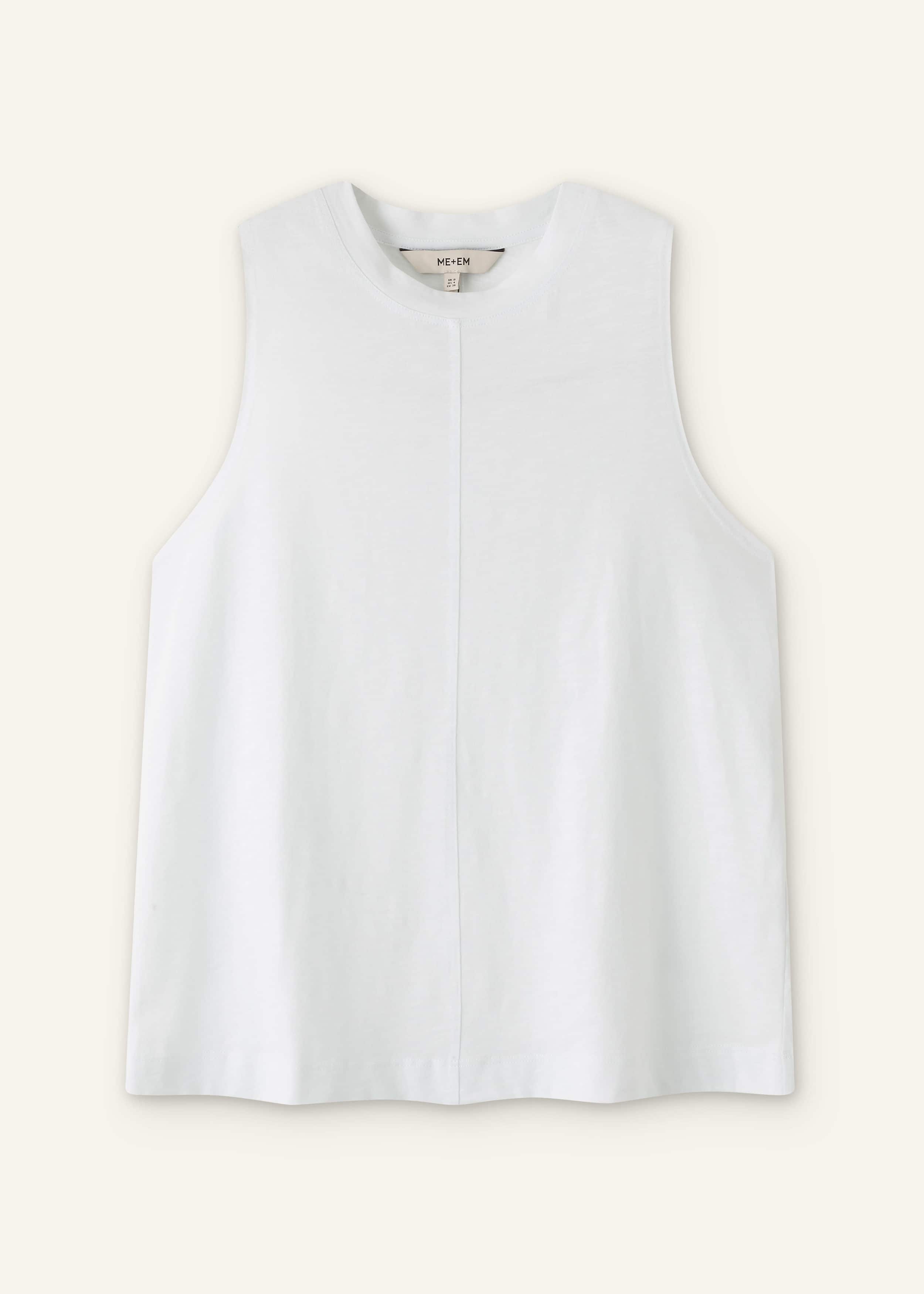 White Racerback Swing Top