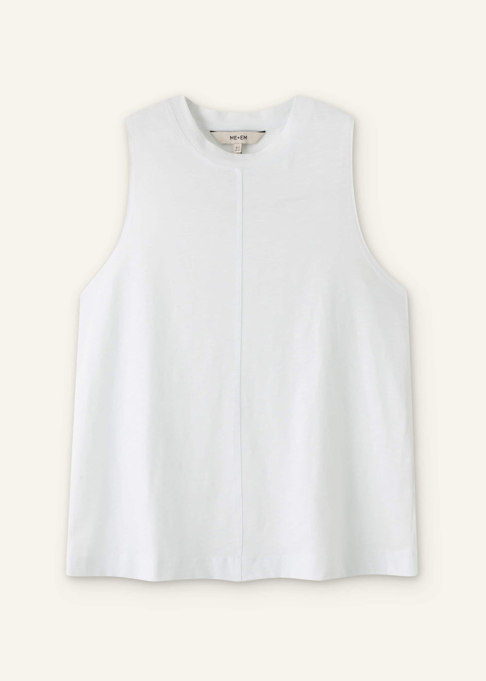 White Racerback Swing Top