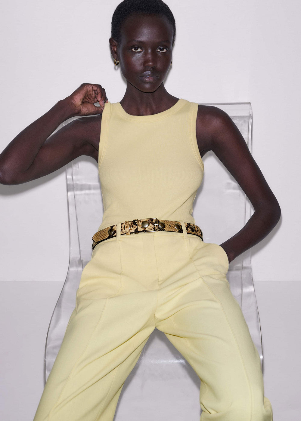 Lemon Yellow Perfect Basic Vest