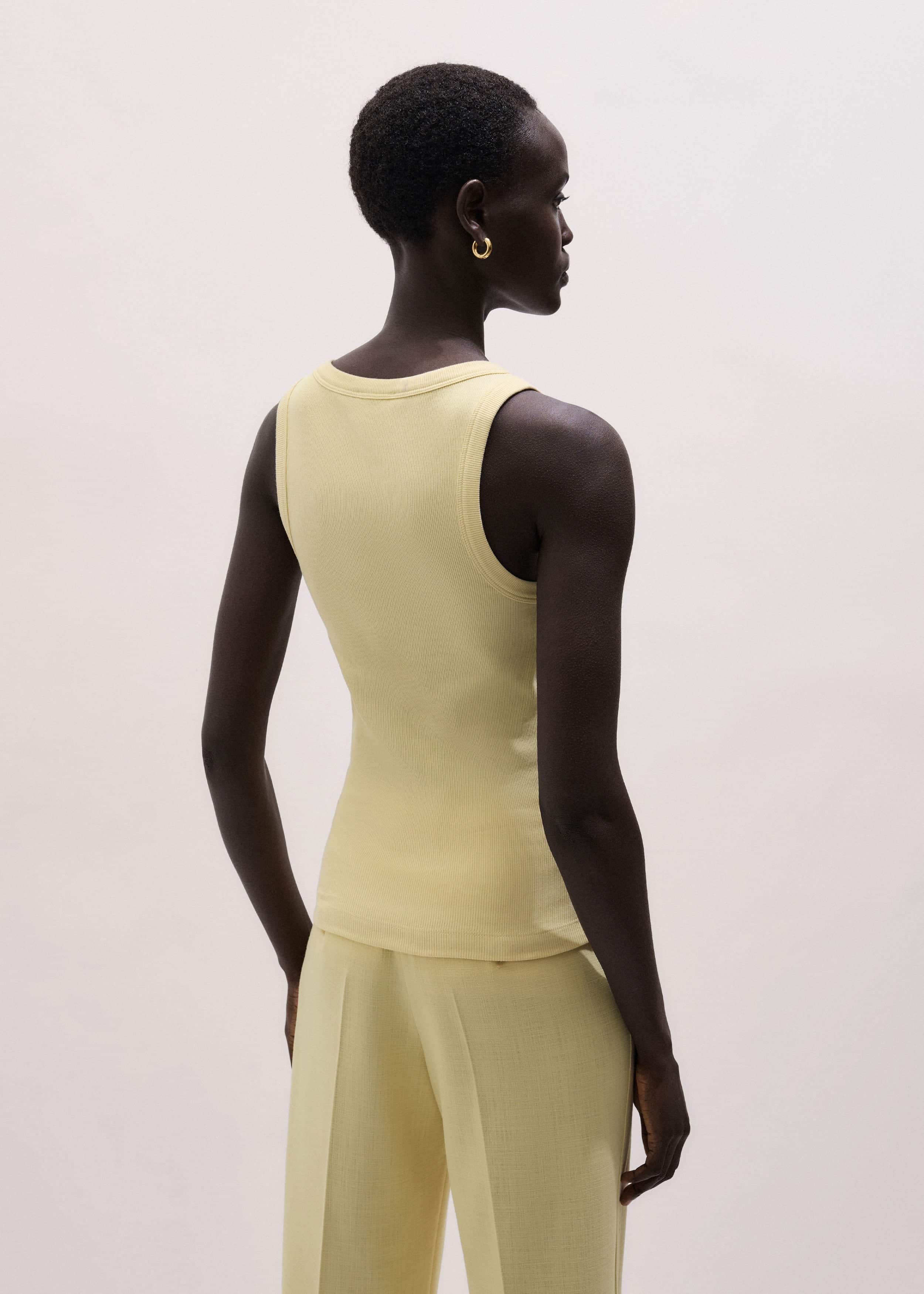 Lemon Yellow Perfect Basic Vest