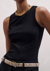 Black Ultimate Crew Neck Tank