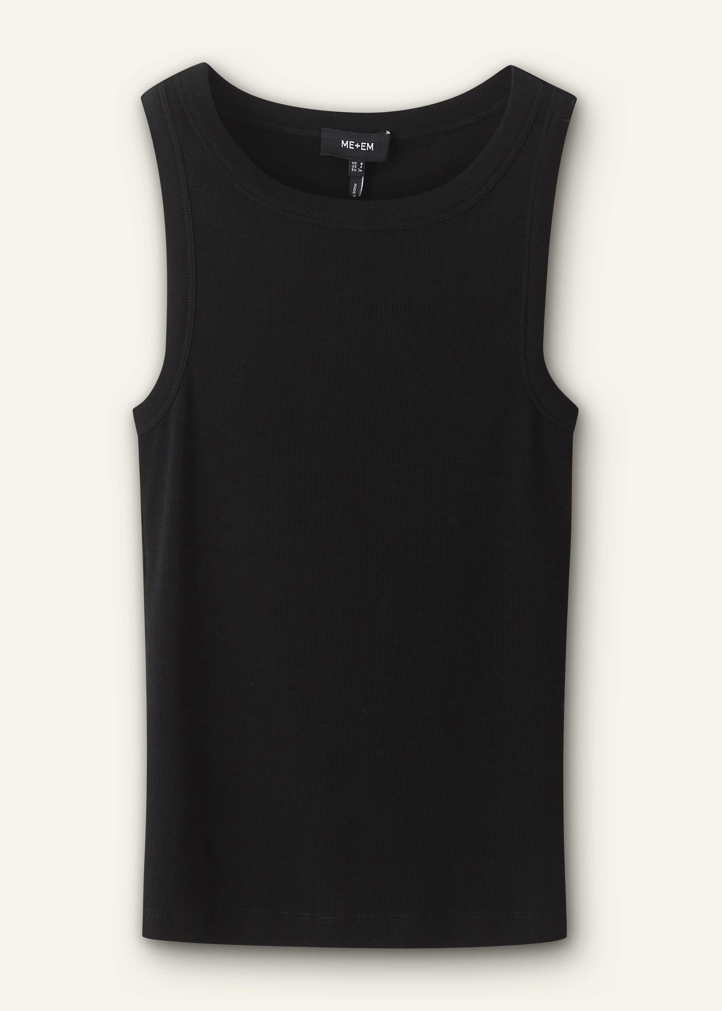 Black Ultimate Crew Neck Tank